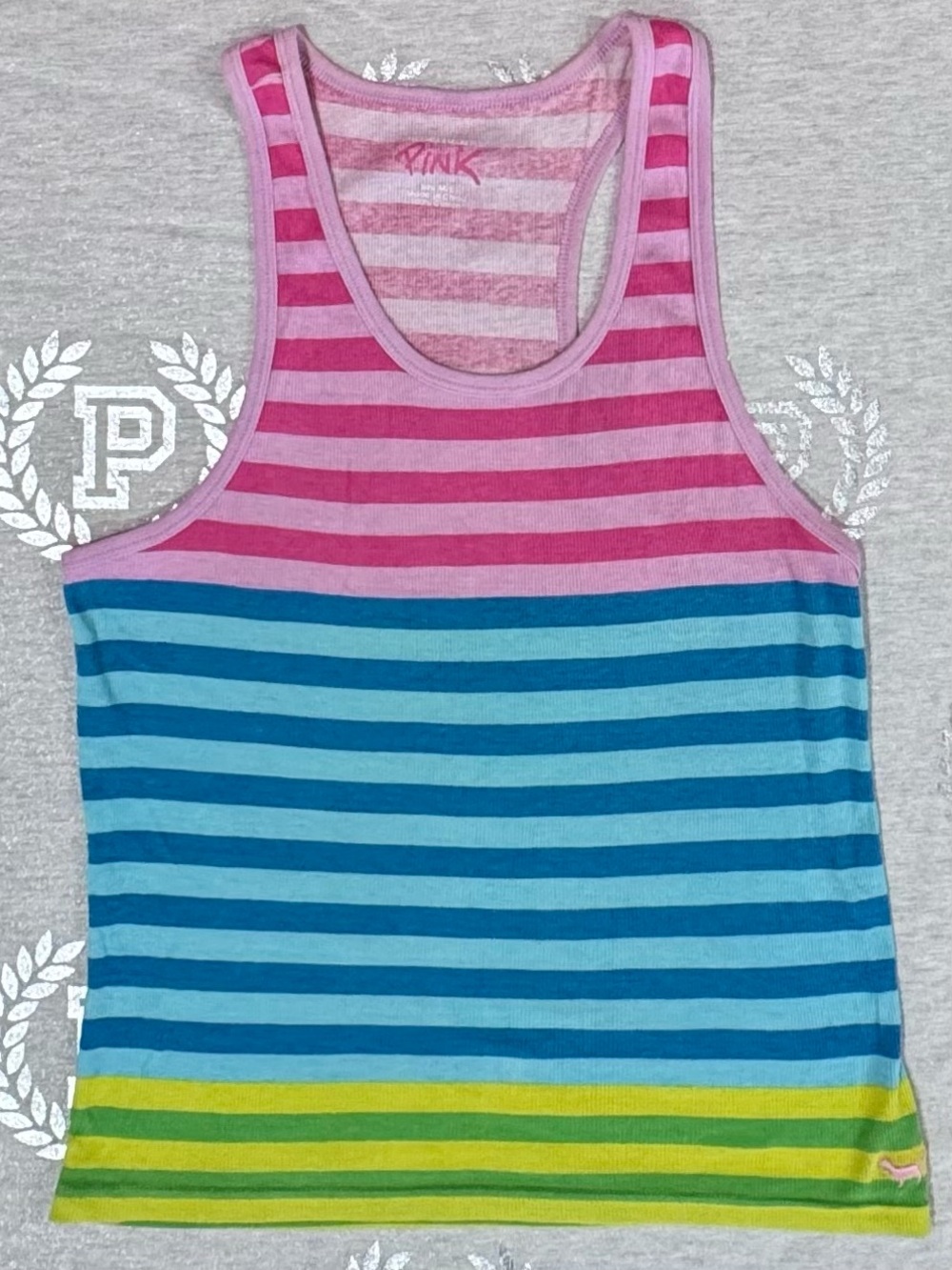 VS PINK VINTAGE RAINBOW SLEEP SET LARGE - Picture 2 of 5